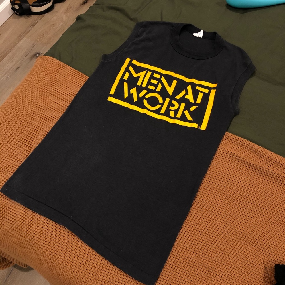 Vintage Men At Work Band Tee
